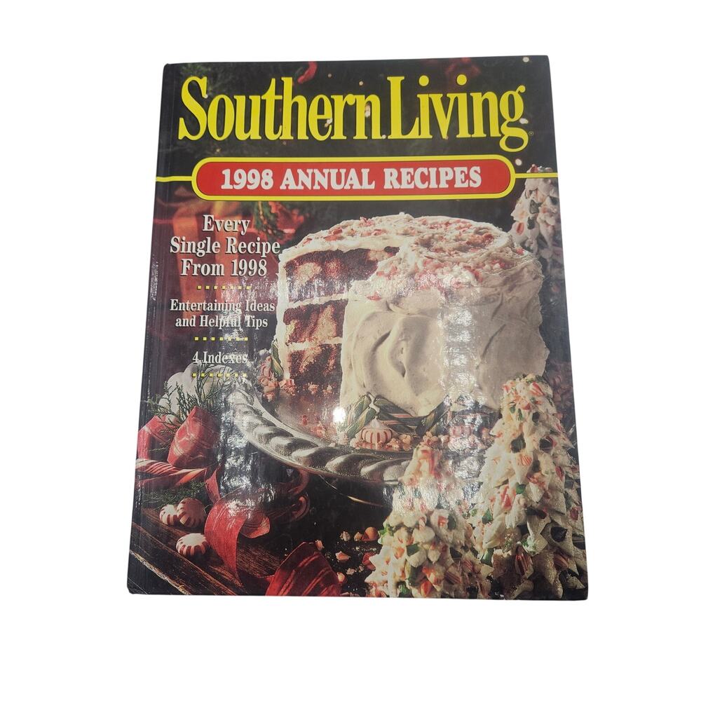 Southern Living 1998 Annual Recipes Hardcover Cookbook Vintage